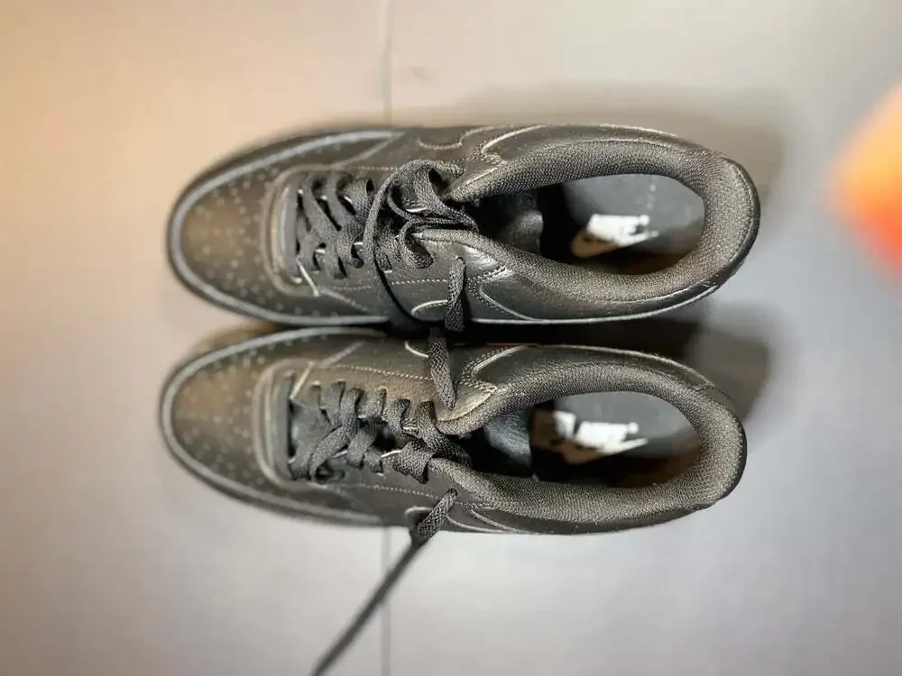 Nike Court Vision Low 'Triple Black' Lifestyle Sneakers